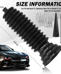 Two Pack Extended Tie Rod Inner Boot Kit With Expander Tool And Cable Ties, Dustproof Rack And Pinion Boot With Cuttable Large Caliber