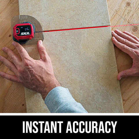 Compact Digital Level With Line Laser For Quick, Accurate Leveling Real Time Display And Easy Alignment Laser Line Projection On Walls Or Floors Built In Protractor Lightweight And Handy For Tight Spots And On The Go Projects. tile alignment on floor