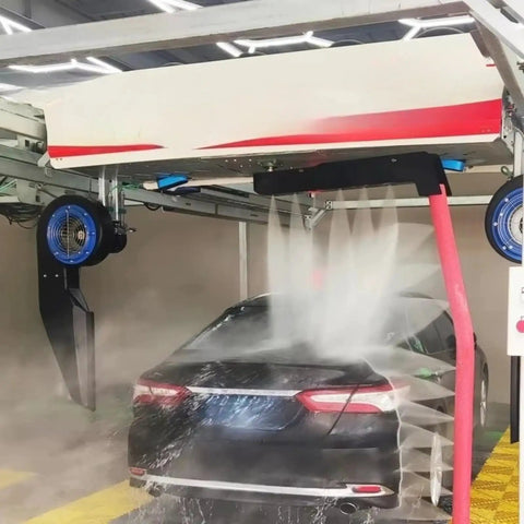 Car in Next Level 360 Degree Contactless Car Wash System With High Pressure Brushless Jet And Fast Water Pump