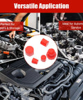 Your Go To AN3 To AN12 Caps And Plugs Kit For Auto Hoses And Fluid Lines, Sealing Fuel And Oil Lines With Plastic Caps And Plugs