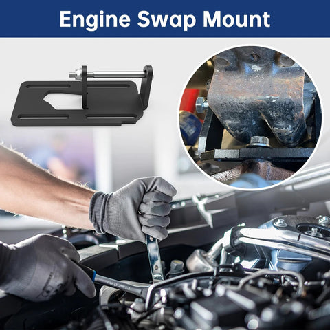 Installation of LS Swap Engine Mounts For 1973 1998 Old School Square Body Chevy GMC Trucks 2WD 4WD Adjustable Motor Brackets