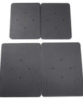 Isolation pads for 36 Inch Bookshelf Speaker Stands With 60 Lbs Capacity, Premium Wood Construction, Sand Fillable Base