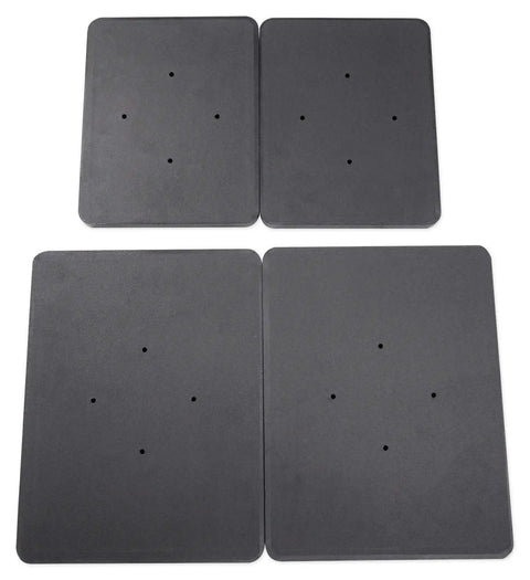 Isolation pads for 36 Inch Bookshelf Speaker Stands With 60 Lbs Capacity, Premium Wood Construction, Sand Fillable Base