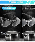 Comparison of Four Pack Anti Fog Safety Glasses For Women Nurses Anti Blue Light Blocking Eye Protection ANSI Z87 Plus with steam