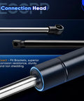 Close-up of connection head on Front Hood Lift Supports Gas Springs for Lexus RX 350 2010-2015 and RX 450H 2010-2015