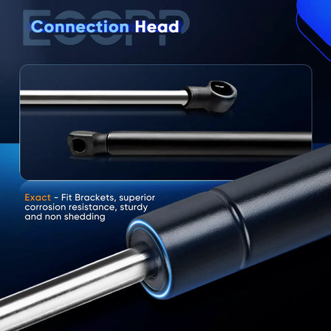 Close-up of connection head on Front Hood Lift Supports Gas Springs for Lexus RX 350 2010-2015 and RX 450H 2010-2015