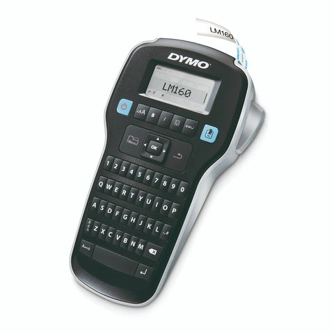 Badass Portable Label Maker Featuring Authentic Qwerty Keyboard And Rapid Response Touch Keys in sleek black with display.