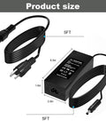 2 Pro Switching Adapter 24V Power Adapter For Bambu Lab AMS 2 Pro Automatic Material System, Plug And Play Compatible With ADS-96HLA-19-1 24096E, Safe 24V Cord Charger For Reliable Filament Feeding And Quick Swaps, 5ft cable, 6.5in adapter