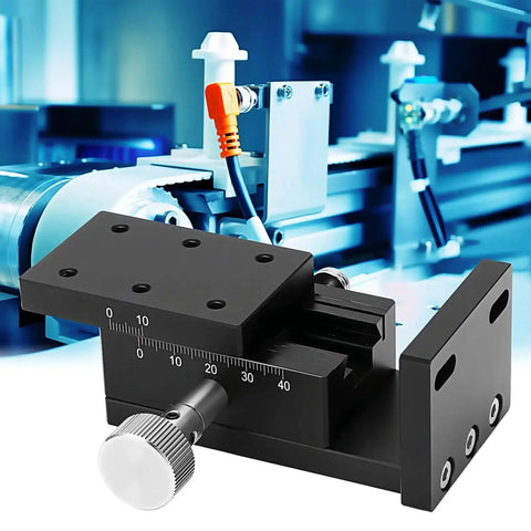 Z Axis Linear Stage With Manual Twist Fine Tune Adjustment, Aluminum Alloy Sliding Table For Precise Machine Positioning SPZ40-60