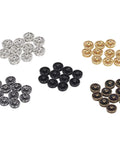 100 Pack 5mm Mini Metal Snap Buttons Fasteners In Five Colors Anti Rust Lightweight And Durable Easy To Use
