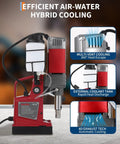 Get the Job Done Right With This 1450W Magnetic Drill Press featuring efficient air-water hybrid cooling system.