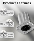 Square Flange Linear Ball Bearings LMK16UU 4 Pack, showcasing premium bearing steel and accurate clamping for precision setups