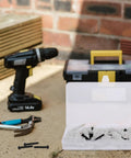 Heavy Duty Self Tapping Screws And Wall Anchors Kit For Gypsum Board And Hollow Brick Zinc And Plastic Construction No Fuss Install Easy Hang And Strong Load Bearing 50 Screws And 50 Anchors, open kit