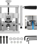 Upgraded Mini Drill Powered Wire Stripper Hand Crank Wire Stripping Machine for Scrap Copper showing components