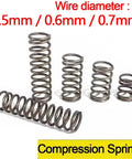 Check Out This Awesome 50 Pcs Micro Compression Springs Steel Repair Kit With Tough Wire And Durable Build For High Tech Fixes That Last. Steel compression springs, 0.5-0.7mm wire, assorted sizes
