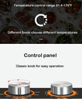Control panel of Six Layer Stainless Steel Food Dehydrator A Smooth Operator For Home Or Commercial Kitchens drying fruits, vegetables and jerky.