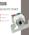 Refrigerator Water Inlet Valve Replacement For GE With Guard, Fix Leaks And Restore Ice Maker Flow, Easy No Hassle DIY Install, Compatible With WR57X33326 WV10032 PS16226572 AP6995571 4960236 metal valve with white guard