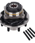 Ford Front Wheel Bearing Hub Assembly For 1999 2004 F 250 Super Duty F 350 Super Duty F 450 Super Duty F 550 Super Duty 4x4 8 Lug With ABS Passenger And Driver Side Heavy Duty Replacement with bolts