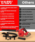 Cordless Leaf Blower And Vacuum, Brushless Motor, Six Variable Speeds Up To 180 MPH, 2 In 1 Handle, Tool Only No Battery Included