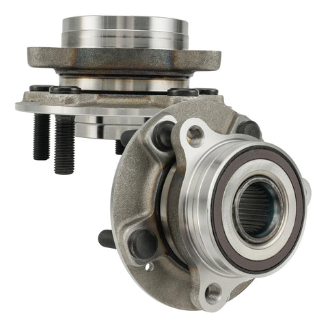 Beefy Pair Front Wheel Bearing And Hub Assembly For 2017 Through 2023 Hyundai Elantra, 2019 Through 2022 Kia Forte close-up view
