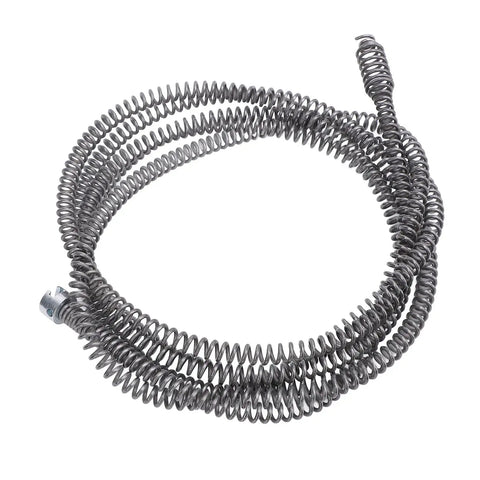Heavy Duty Manganese Steel Drain Auger Snake Cable Tough As Nails To Bust Kitchen Sink And Bathtub Blockages Fast, 16mm coiled spring.