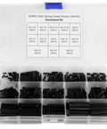 Garage Ready 430 Piece Roll Pin Assortment Kit Pro Grade Carbon Steel Slotted Spring Pins Set in plastic compartment case