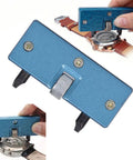 Pro Grade Adjustable Watch Back Case Opener Tool For DIY Watch Repair Stainless Steel Screw Wrench Kit Watchmaker Holder