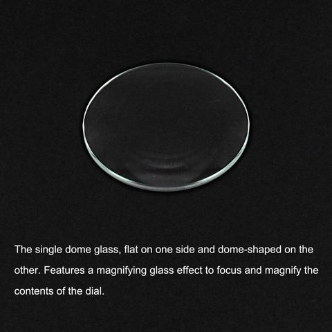 8 Pack 32.5mm Watch Glass Crystal Lenses Single Dome Edge Thickness 1.5mm For Watchmaker Repair Clear Anti Reflection Coated