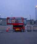 Industrial Scissor Lift Platform For Smooth Cargo Transfer And Equipment Maintenance Hydraulic Lifter in outdoor setting, equipped for loading docks.