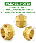 Heavy Duty Brass Union Fitting 1-1/2 Inch NPT Female To 1-1/2 Inch NPT Female Pipe Connector overview