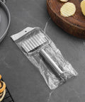 NUOBESTY 2-pack stainless steel ripple potato slicer crinkle cutter for french fries and vegetables