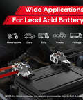 Rig Ready 8 Way Battery Terminal Connector Pair With Positive And Negative Posts Featuring Four Direct Wire Ports Plus M8 Studs for vehicles.
