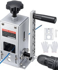 Heavy Duty Wire Stripper Machine With Hand Crank Or Drill Powered Modes, Strips Copper Cable From 0.06 To 1.18 Inches, Q235 Frame