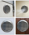 Heavy Duty Stainless Steel Ventilation Access Panel Cover For Embedded Drywall Wall Systems Featuring Easy Peasy Installation And Built Tough Rust Resistant 29 Inch Air Exhaust Grille Plate For Swift Heat Dissipation on various wall types.