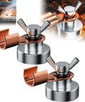 Two Pack Welding Magnetic Grounding Clamp Set for quick secure grounding during welds with durable ground magnet tools