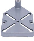 Rugged Workhorse Double Hole Drill Press Stand With No Sweat Depth Adjustment Universal Heavy Duty Aluminum Bench Clamp base
