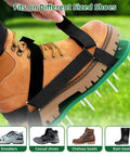 All New Velcro Lawn Aerator Shoes With Easy On Straps And Heavy Duty Spiked Sandals For Lawn Care No Installation Required