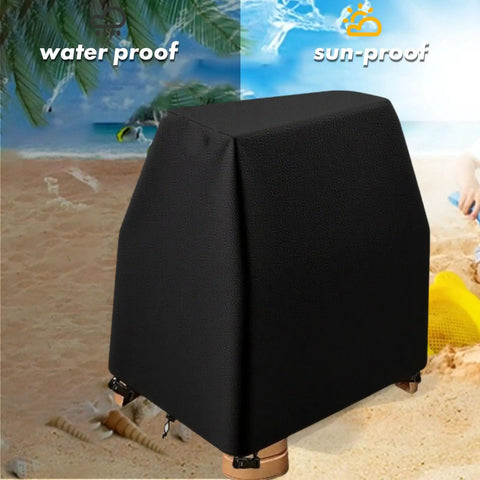Water Table Cover For Rain Showers Splash Pond Water Table Black 41 Inches Long By 25 Inches Wide By 33 Inches High Heavy Duty Outdoor Shield on beach