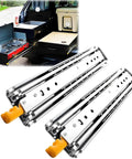 Beefed Up 60 Inch Drawer Slides With Full Extension Side Mount Ball Bearing Rails 500 Lb Capacity Smooth Glide Locking Hardware