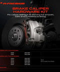 Premium Front Disc Brake Hardware Kit Fit For Toyota Camry Sienna Avalon Lexus Es300 Es330 Stop Lights With Precision Clamps And Durable Steel Parts For Top Tier Slaying Performance. front brake caliper and rotor, steel hardware kit, Lexus ES300 ES330