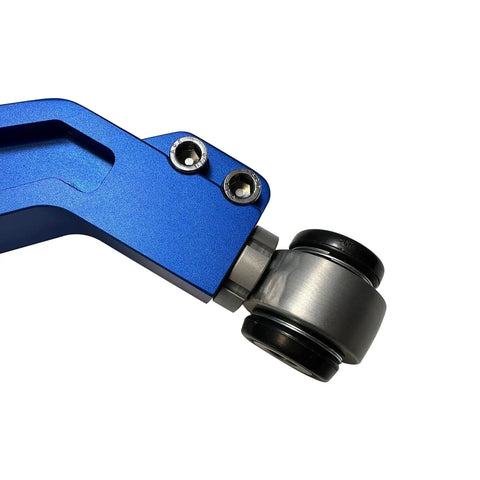Heavy Duty Forged Upper Control Arms For 2-4 Inch Lift Compatible With Dodge Ram 1500, blue anodized CNC 6061 aluminum detail