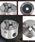 Self Centering 3 Jaw Lathe Chuck 3 Inch Manual Chuck 80mm Size With 2 Jaw Set K11 80 High Torque 40 Nm Max 4000 RPM Built To Last