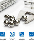 100 Pcs 6Mm 316L Stainless Steel Bearing Balls G200 Precision For Bearings Bicycles Casters Automotive Parts And DIY Projects