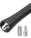 9 Inch Universal Roof Mount Car Antenna Replacement Mast with Rubber Exterior and Screws for FM AM Stereo