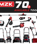 MZK 70 plus available tools including Powerful 13 Amp 2 In 1 Electric Dethatcher And Scarifier With Four Position Height Adjustment