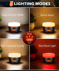 Rechargeable Go To Camping Lantern With 6400mAh Battery For Long Runtime IPX5 Waterproof Tent Light with 5 lighting modes