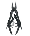 Diesel Multi Plier Black With Sheath One Hand Deploy Heavy Duty Industrial Strength Handy Tool For Pros And DIYers open view
