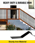 Sturdy Iron Deck Balusters 32.25 Inch Long 1 Inch Spindles 51 Pack With Screws For Wood And Composite Deck Railing Outdoor Stair Porch