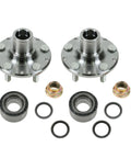Front Wheel Hub Bearing Seal Kit With Inner And Outer Seals, Bearings And Hubs For Forester, Impreza And Legacy ABS, OEM-Grade Replacement