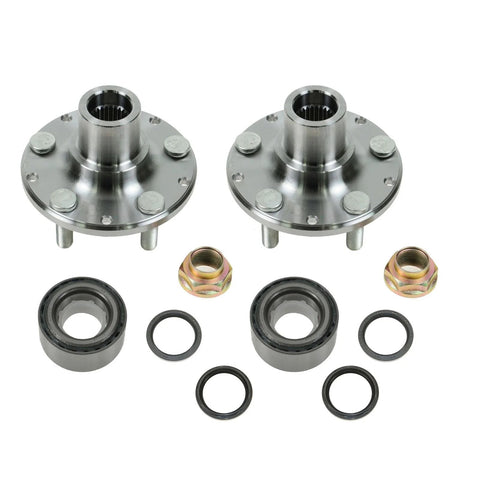Front Wheel Hub Bearing Seal Kit With Inner And Outer Seals, Bearings And Hubs For Forester, Impreza And Legacy ABS, OEM-Grade Replacement